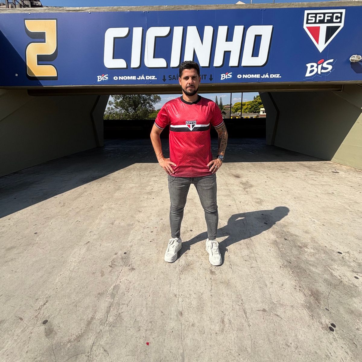 camisa oficial sao paulo cicinho 2005